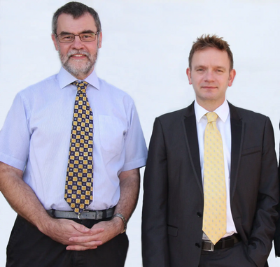 County Council Carlton West Liberal Democrat Candidates Paul Hughes & Jason Stansfield