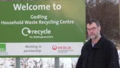 Paul at Gedling Recycling Centre